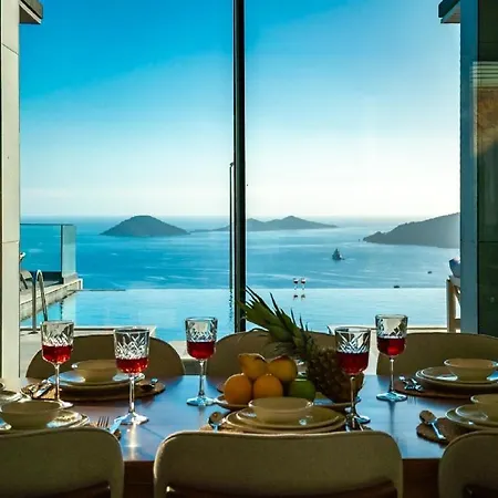 Luxury With Sea View In Kalamar, Kalkan Villa Kaş